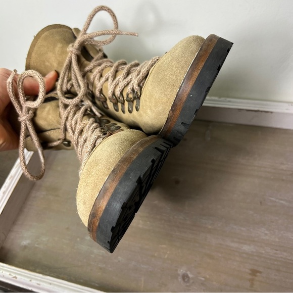 TAFT Viking Boots EU41 US8 /W10 Suede Vibram Hiking Combat Rugged Outdoor Spain - Picture 4 of 11